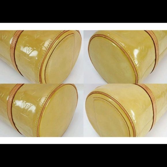 Authentic LOUIS VUITTON Bedford Beige Vernis Leather Hand B… - Picture 14 of 17